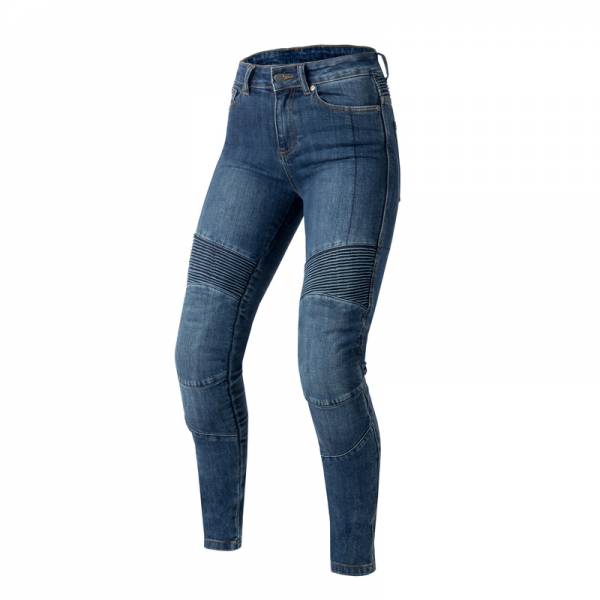 Damskie motocyklowe spodnie jeans Ozone Agness II jasne rozm. 36/30